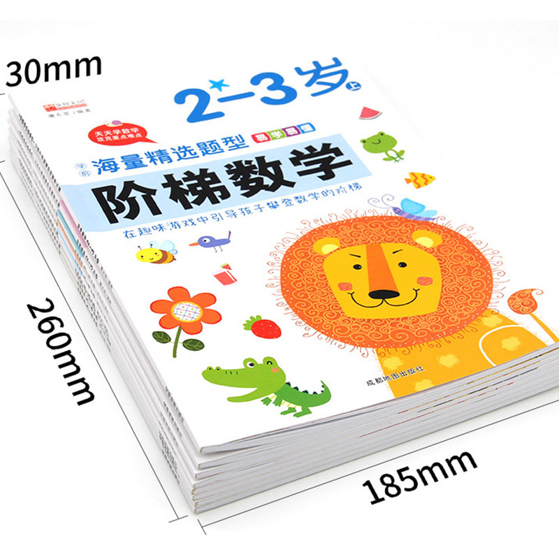 Kids Education Book - Preschool Step-by-Step Math Workbook for Kids
