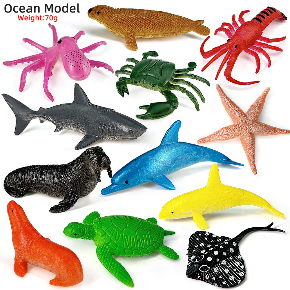 Kids Educational Gadget - 12pcs Ocean Sea Life Set Animals