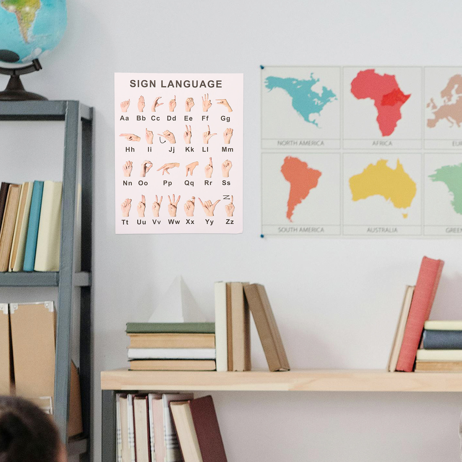 8Sheets Educational Gesture La - đánh giá và giá Kids Education Wallpaper