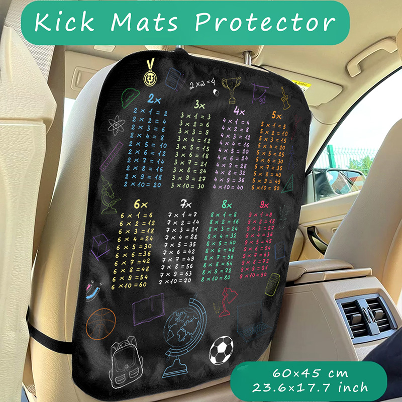 1pc Waterproof Car Seat Cover  - đánh giá và giá Multiplication Table Mat