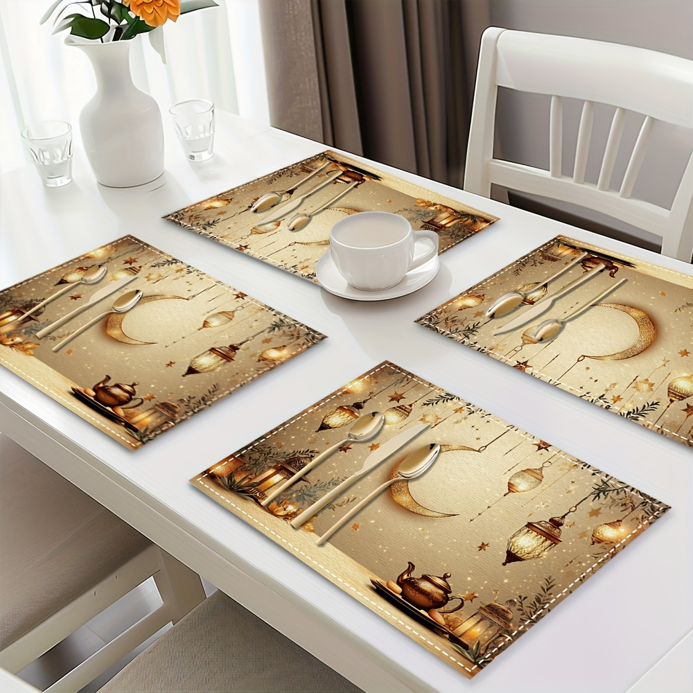 4PC Ramadan Lantern Moon Stars - đánh giá và giá Multiplication Table Mat
