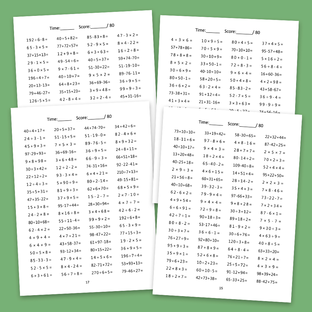 Subtraction, Addition, Multipl - đánh giá và giá Sight Word Game