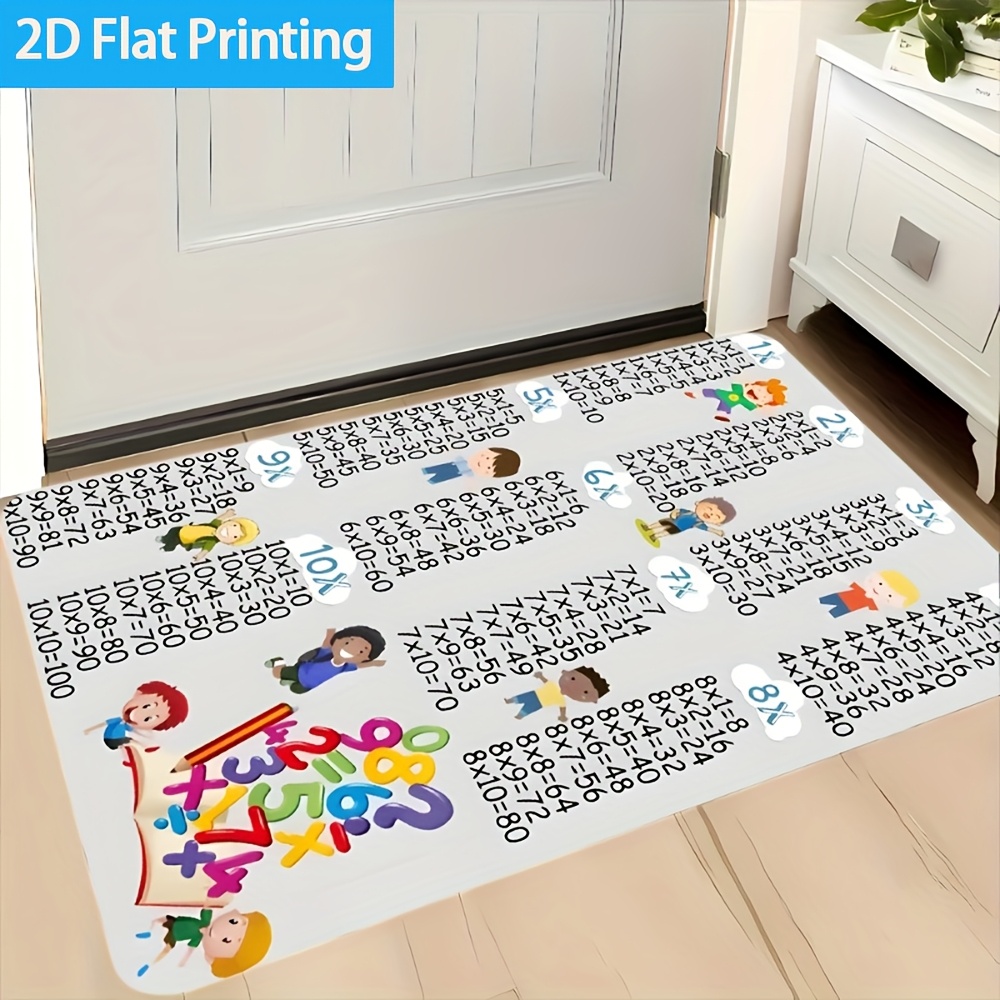 1pc Colorful‑Multiplication‑Ta - đánh giá và giá Multiplication Table Mat