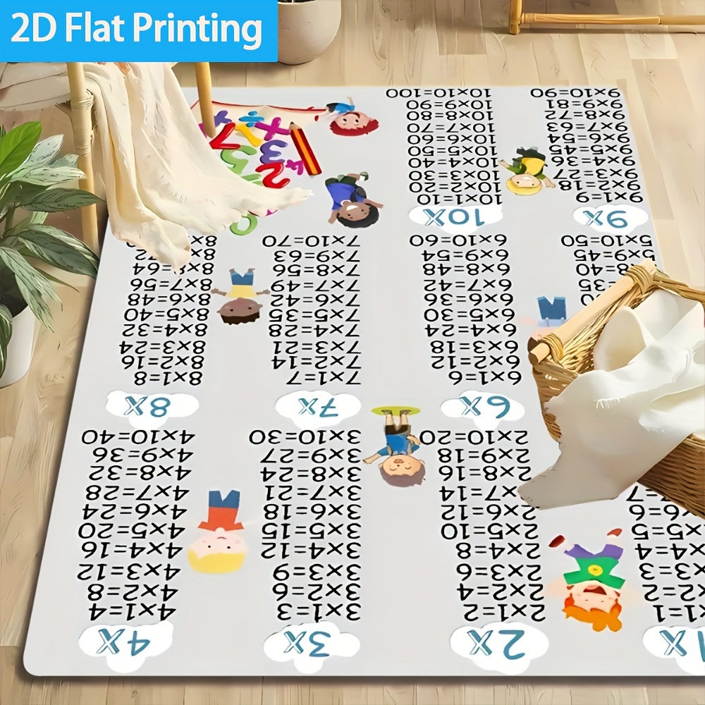 1pc Colorful‑Multiplication‑Ta - đánh giá và giá Multiplication Table Mat
