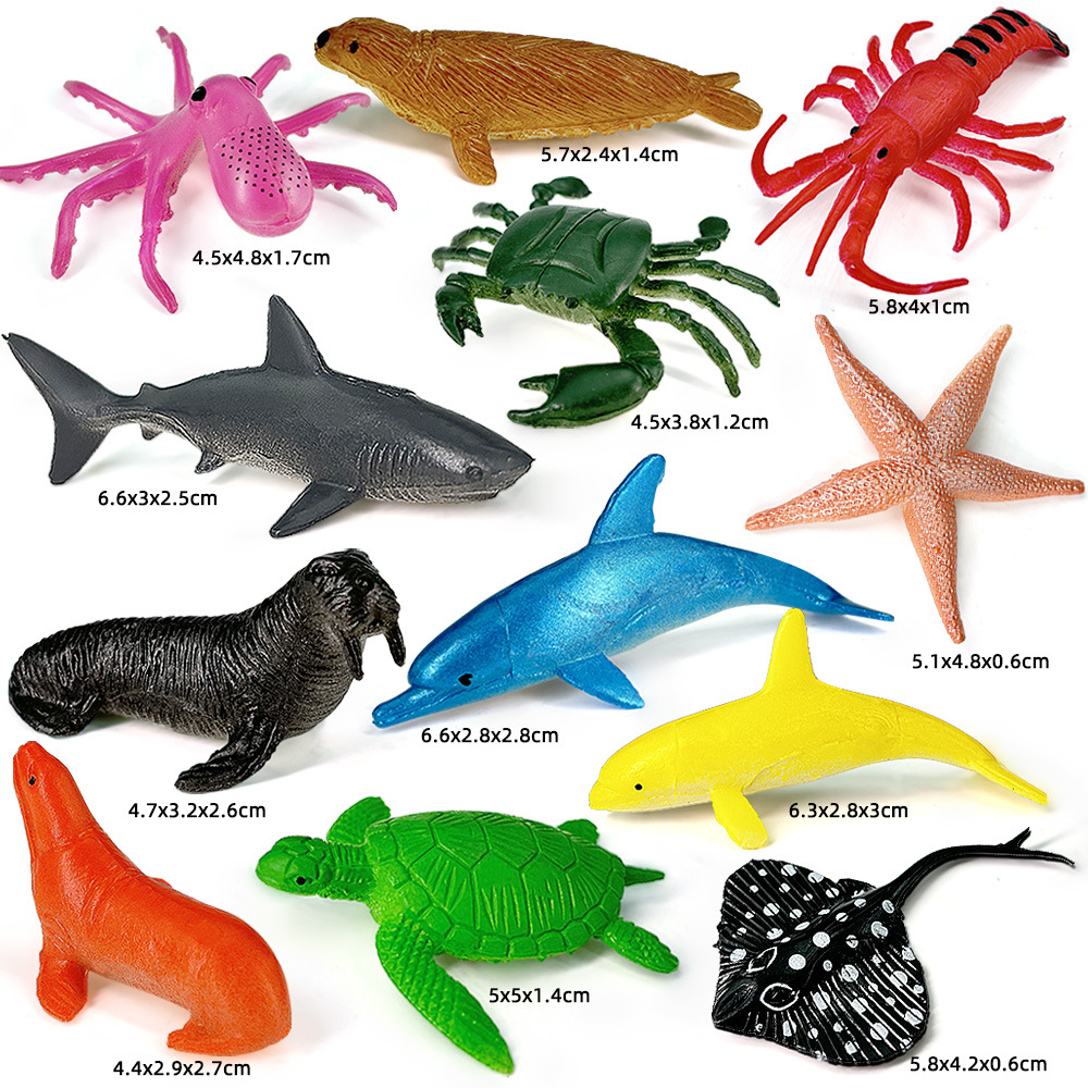 12pcs Ocean Sea Life Set Anima - đánh giá và giá Kids Educational Gadget