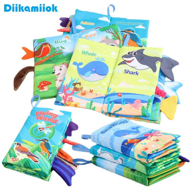 New Baby Cloth Books Visual an - đánh giá và giá Kids Education Book