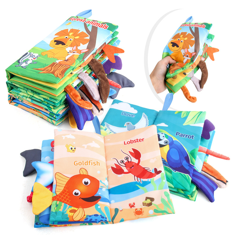 New Baby Cloth Books Visual an - đánh giá và giá Kids Education Book
