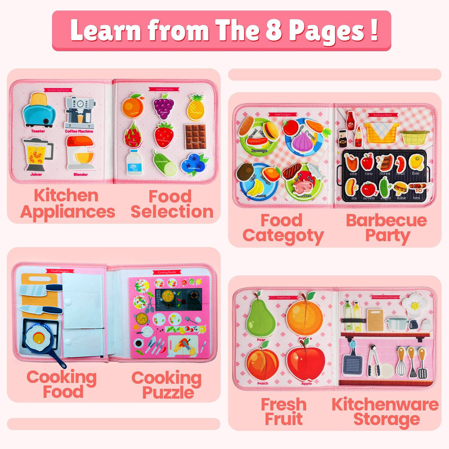 Toddler Busy Board Montessori  - đánh giá và giá Kids Education Book