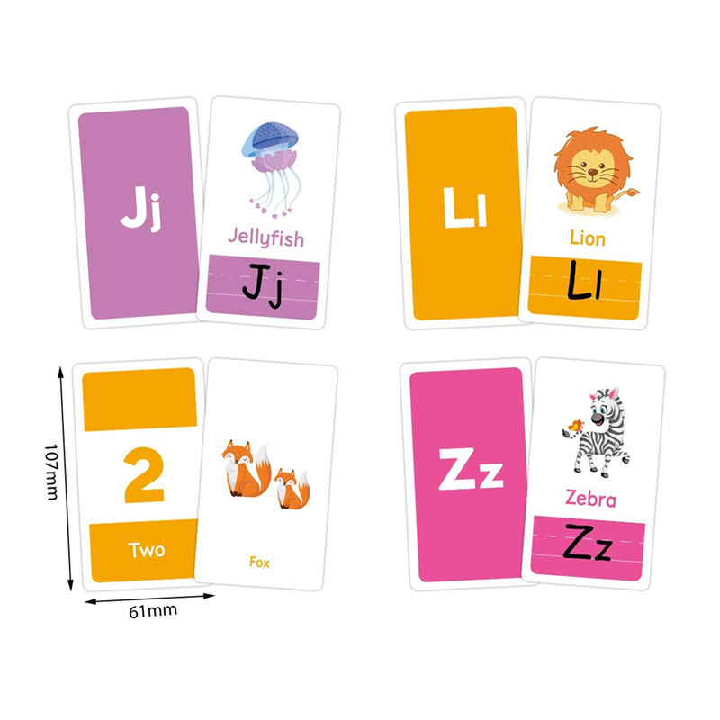 58PCS Flash Cards 26 Alphabet  - đánh giá và giá Flash Card Alphabet
