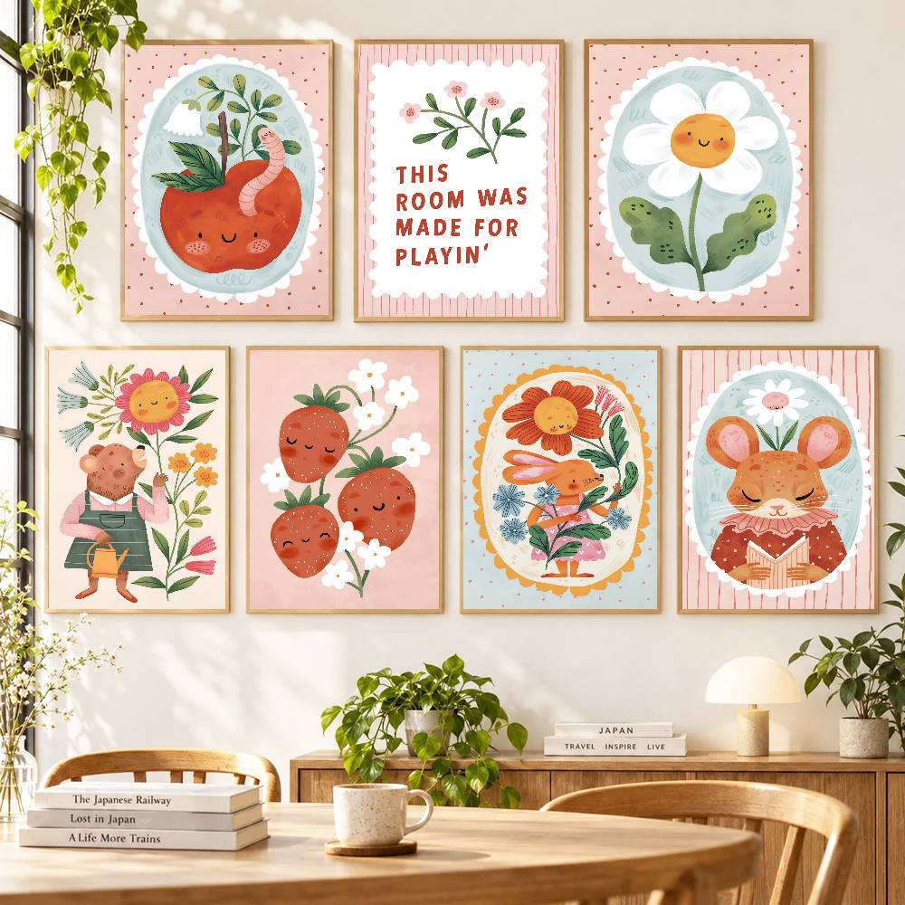 Floral Alphabet Education Kid  - đánh giá và giá Kids Education Wallpaper