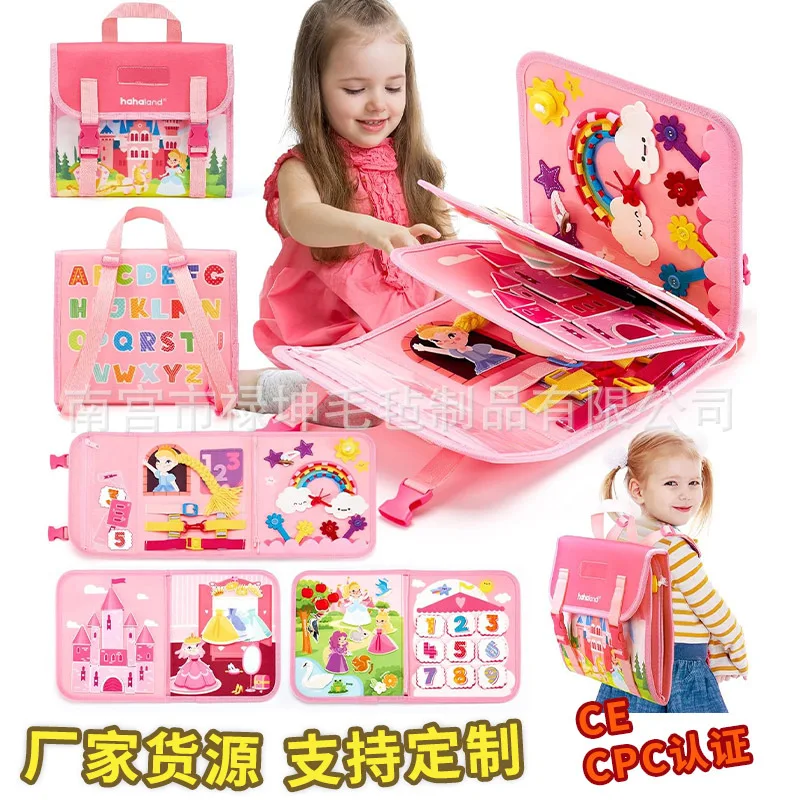 Princess Montessori Felt Busy  - đánh giá và giá Kids Education Book